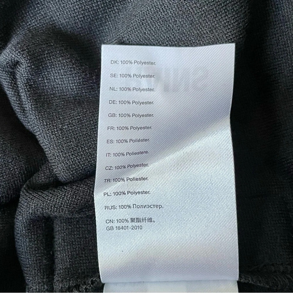 New! Rains Black Fleece Half Zip Pullover Top nwt 29700 - Picture 14 of 15